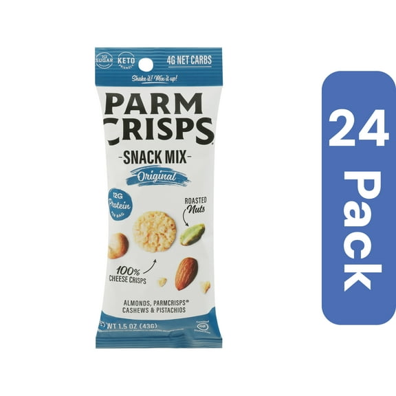 Parm Crisps Snack Mix Original 1.5 oz (Pack Of 24)