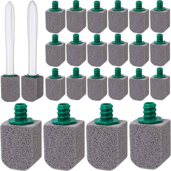 26 Pcs Pumice Stone Toilet Bowl Cleaner Toilet Pumice Stone with Long Handle Toilet Brush for Pool Bathtu