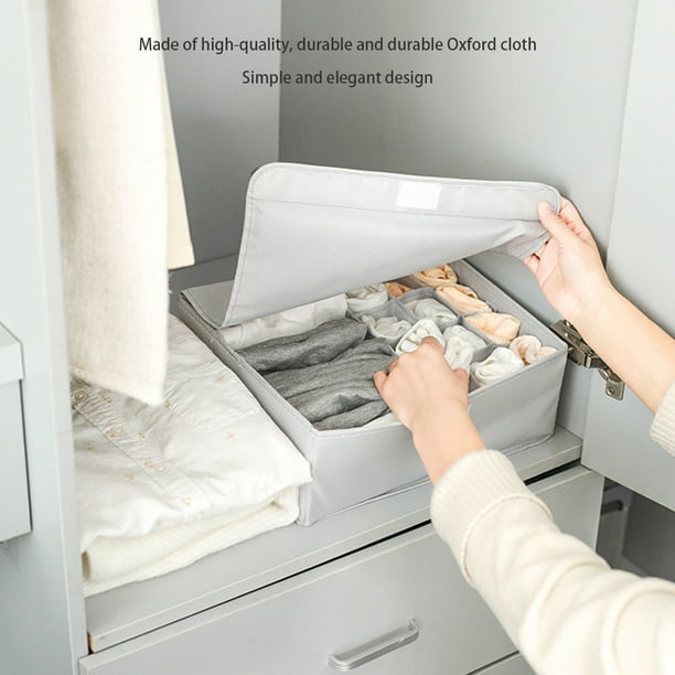 Boîte De Rangement Pour Sous-vêtements En Tissu Oxford, Boîte De
