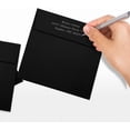 thumbnail image 6 of 6 x 6 Square Envelopes - Black Linen (50 Qty.), 6 of 9