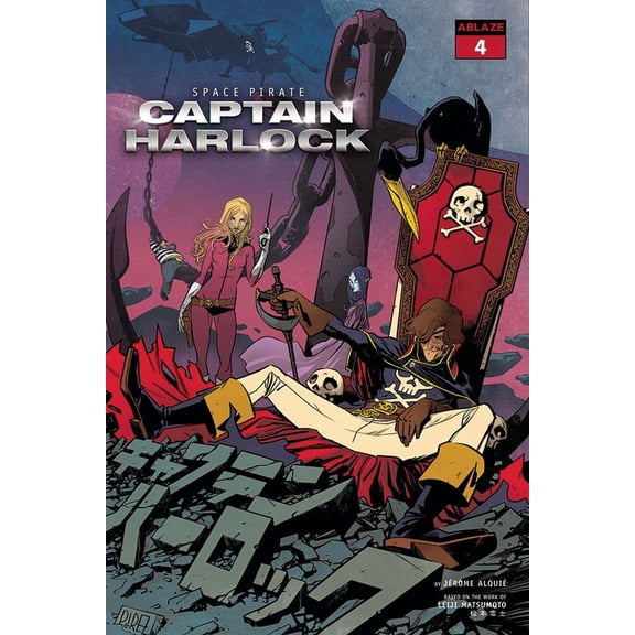 Space Pirate Captain Harlock #4A VF ; Ablaze comic book