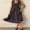 Green, variant on Women's Christmas Plaid Smocked Midi Dress Ruffle Strap Tiered Casual Dress Vintage Gingham Backless Flowy A-Line Dress For Holiday Party Clothes