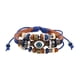 thumbnail image 1 of Pulsera trenzada de cuero PU Fernando Azul para Hombres, 1 of 8