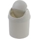 thumbnail image 1 of Mini bote de basura de plástico con tapa abatible, 0,7 galones, color rosa, 1 of 7