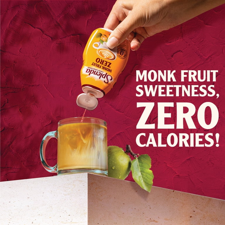 Splenda, Liquid Sweetener, 3.38 fl oz, Monk Fruit, Zero Calories