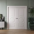 thumbnail image 2 of Sliding Double Pocket Doors 36 x 80 inches | SELECT 1089 White | Kit Rail Hardware | Solid Wood Interior Bedroom Doors, 2 of 5