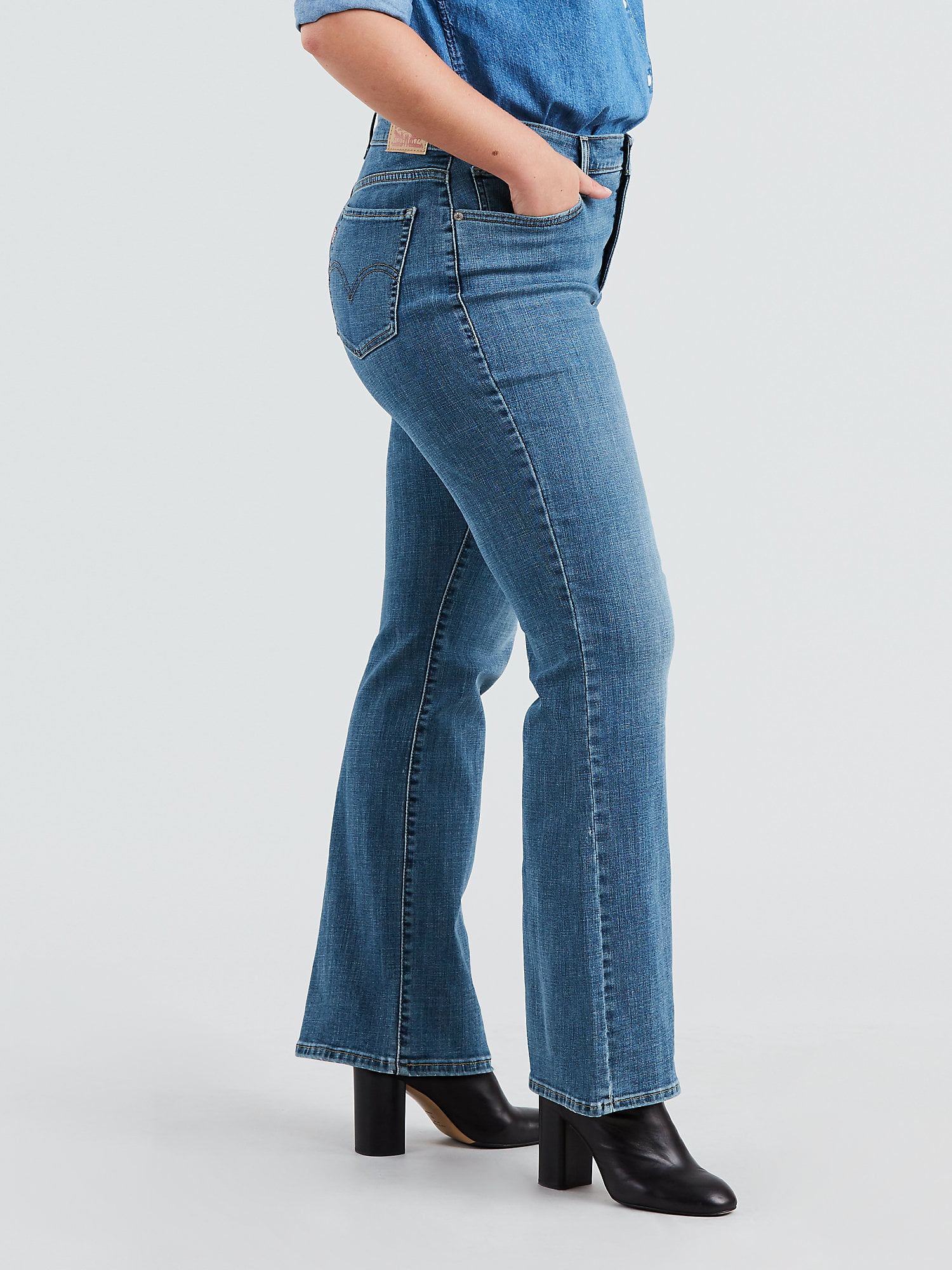 women's levi's 415 relaxed bootcut jeans