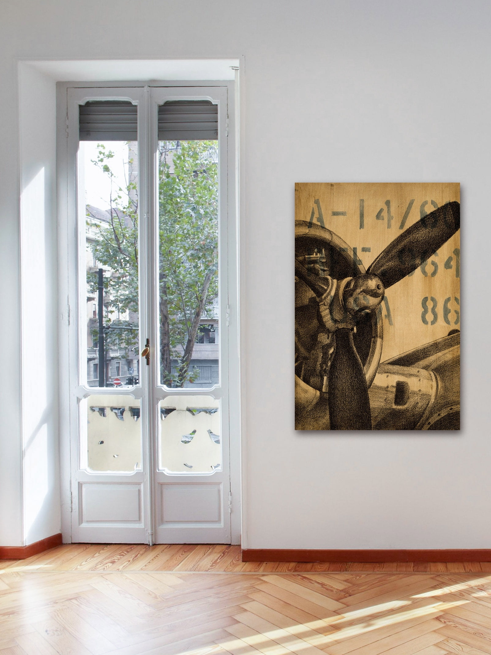 "Transcontinental I" Painting Print on Wrapped Canvas