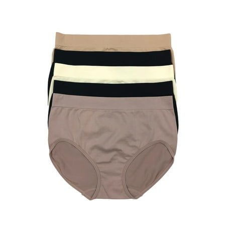 

Felina | Seamless Modern Brief | 5-Pack (Neutral Basics Small)