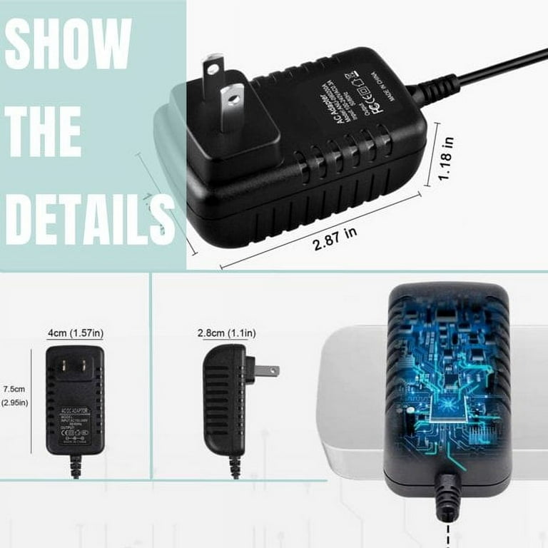 FITE ON AC Adapter Charger Replacement for Horizon CE5.2 Elliptical Trainer CE52 Power Supply Cord
