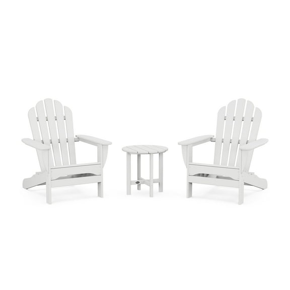 Trex® Outdoor Furniture™ 3-Piece Monterey Bay Adirondack Set in Classic White