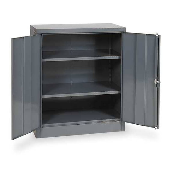 Manufacturer Varies Storage Cabinet,42"x36"x18",Gray,2Shlv 1UFD3