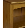 thumbnail image 4 of Camaflexi 36” Shaker Style 3-Shelf Wooden Bookcase Closed Back Storage Shelf, Brown, 4 of 5