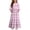 Pink, variant on BLTIBY Boho Dresses for Girls Striped Printed Crew Neck Maxi Dress Summer Dresses with Pockets Blue 7-8 Years