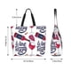 thumbnail image 5 of Fotbe Red Wine Glass Bottle Bolsa Tote Estética de Lona con Estampado para Mujer - Bolsa Reutilizable de Hombro Casual para Vacaciones, Compras, Trabajo y Gimnasio, 5 of 8