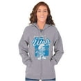 thumbnail image 3 of Utah UT Mountains Hiking Trip Smurfs Unisex Plus Size Zip Hoodie Brisco Brands 4X, 3 of 6
