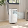 thumbnail image 2 of HOMCOM 10,000 BTU Portable Air Conditioner for 440 sqft room, Timer, White, 2 of 10