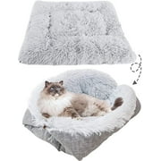 Lit de chat doux lits pour animaux de compagnie pour chats chatons lit de chat moelleux 2 en 1 chaton et chiot