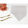 thumbnail image 6 of Unique Bargains Set of 6 Washable Placemats for Kitchen Dining Table Decor Gray, 6 of 7