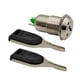thumbnail image 3 of Interruptor de llave electrónico, 2 llaves, resistente, portátil, ligero, con cerradura para teléfono, interruptor de seguridad multifuncional de 12, 3 of 8