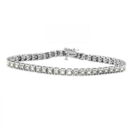 Foreli 2CTW Diamond 10k White Gold Bracelet