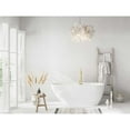 thumbnail image 2 of Elegant Kitchen & Bath BT30259GW-BGD 59 in. Bathtub, Glossy White with Brushed Gold Trim, 2 of 8