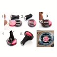 thumbnail image 5 of 1 difusor de perfume recargable para coche, con clip, para ventilación de aire interior de coche, difusor de aromaterapia con 10 almohadillas, 5 of 5