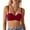 Red, variant on 2PC Push Up Bra for Soft Support Breathable Lightweight Smooth Fabric Balconette Bra,Red,32