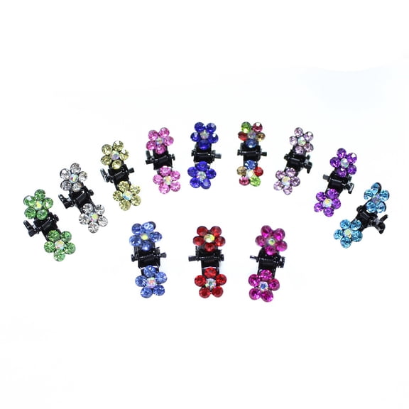 WHAMVOX  30 Pcs Small Gripper Edge Clip Hair Claws for Children