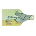 thumbnail image 2 of Animal Cutting Board, Funny Bathing Mouse Trunk in the Desert Cartoon Animal Print, Decorative Tempered Glass Cutting and Serving Board, Wine Bottle Shape, Grey Yellow Cream, by Ambesonne, 2 of 5