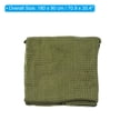 thumbnail image 3 of Uxcell 71"x35" Camouflage Netting Camo Scarf Camo Netting Veil Desert Mesh Scarves for Outdoor Activities Green, 3 of 5