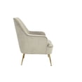thumbnail image 5 of Alpine Furniture Rebecca Wood Leisure Chair in Gray, 5 of 5