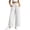 White, variant on Hurxie Womens Cotton Linen Pants Wide Leg Summer Trousers with Pockets | Boho Loose Fit, Drawstring Waist, Long Lounge Trousers White,2XL