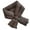 Coffee, variant on Women's Thick Padded Puffer Scarf Soft Lightweight Down Scarf Neck Warmer Solid Color Neck Wrap for Fall Winter Outdoor