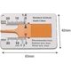 thumbnail image 2 of 4 Pack Tread Depth Gauge for Motorcycle & Car Tires 0-20mm Measuring Tool, 2 of 5