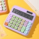 thumbnail image 2 of Calculadora SaharaCase de escritorio con batería y energía solar de 12 dígitos, color morado, 2 of 9