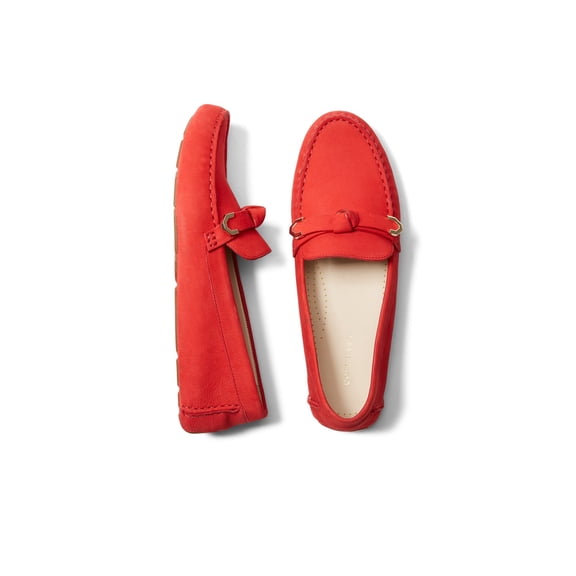Cole Haan Evelyn Bow Driver (Womens, True Red, 7, Medium)