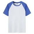 thumbnail image 2 of Toddler Boy Shirt Kids Girls Casual Short Sleeve Colorblock Oversized Round Neck Tee Tops for Boy Size 4-5T, 2 of 4