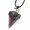 Amethyst, variant on Triangle Rock Quartz Rose Quartz Stone Moon Pendant Energy Reiki Healing Amulet-Rose Quartz
