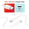 thumbnail image 3 of Cargador CYQAPC de 30 W USB-C de carga rápida con cable de 3 m para iPhone, 3 of 5
