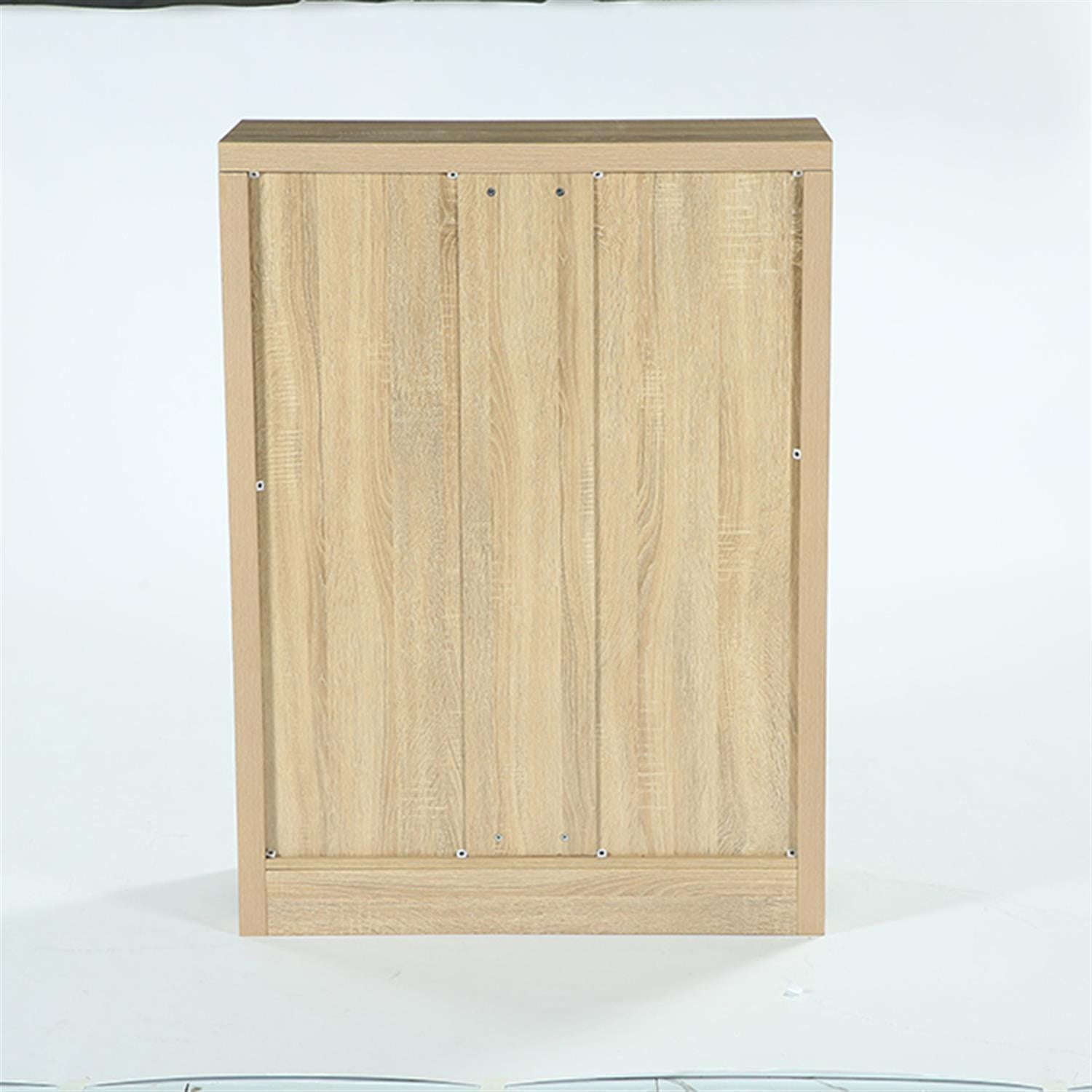 Demi Bonn 5-Tier Shoe Cabinet, Farmhouse Shoe Racks Entryway Storage Organizer for Home Living Room, Bedroom, Brown