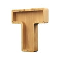 thumbnail image 2 of Hucha de madera con frontal de cristal | Hucha infantil | Alcancía transparente | Decoración para el hogar y herramienta de educación financiera | Decoración para escritorio o estantería, 2 of 6