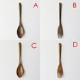 thumbnail image 2 of 4Pcs Wooden Spoons Forks Kitchen Tableware Dinnerware Flatware Eco friendly Natural Wood Cutlery Wooden Dinner Utensil, 2 of 11