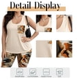 thumbnail image 5 of Cuteduck Women's Plus Size Outfit Sets Summer Sleeveless Crew Neck Loose Fit Casual Two Piece Lounge Suit with Pockets & Printed Pattern 1X-4X, 5 of 9