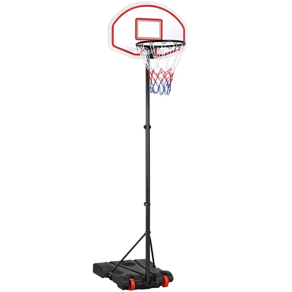 Portable Basketball Hoop System Stand Kids Indoor Outdoor Sport 63-150cm Adjust 
