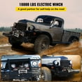 thumbnail image 2 of VEVOR Truck Winch 18000Ib Electric Winch 75ft/22.8m Cable Steel 12V Power Winch Jeep Winch with Wireless Remote Control and Powerful Motor for UTV ATV & Jeep Truck Wrangler in Car Lift, 2 of 9