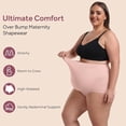 thumbnail image 3 of COMFREE 3 Pack Women's Maternity High Waist Underwear Pregnancy Soft Belly Support Panties Over Bump, 3 of 6