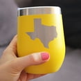 thumbnail image 3 of Bevvee Insulated Wine Tumbler 12 oz State Of Texas Texas Enthusiast Gifts Tumblers, 3 of 4