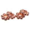 thumbnail image 4 of 100 cuentas espaciadoras de flores, copos de nieve y margaritas de color oro rosa brillante de 5 mm/6 mm de diámetro 5mm, 4 of 8