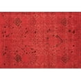 thumbnail image 1 of Ahgly Company Indoor Rectangle Abstract Orange Modern Area Rugs, 2' x 4', 1 of 4
